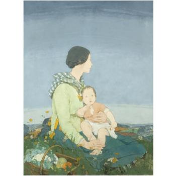 Mother And Child by 
																	Dorothy Webster Hawksley