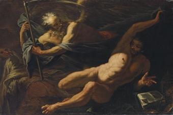 An Allegory of Time by 
																	Antonio Zanchi