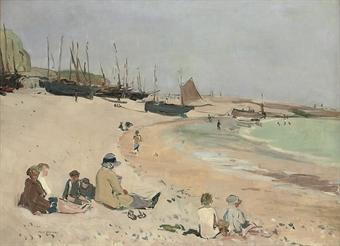 The Beach, Hastings by 
																	Philip Naviasky
