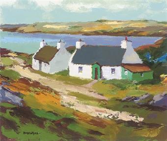 Two Cottages by the Sea by 
																	Donald McIntyre