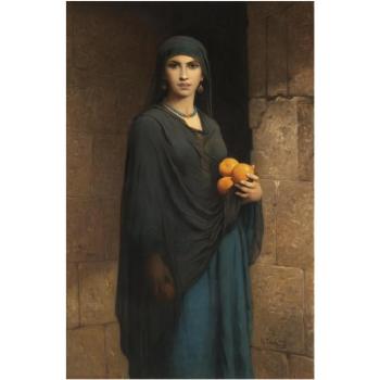 Woman With Oranges by 
																	Charles Zacharie Landelle