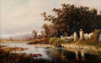 Landscape near Rieger by 
																	Franz Kargl