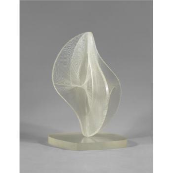 Linear Construction In Space No. 2 by 
																	Naum Gabo