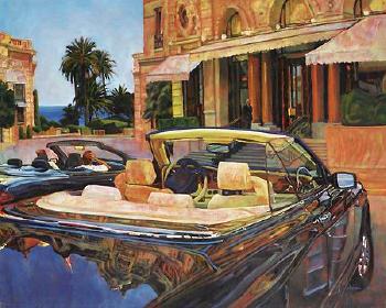 Bentley devant l'hotel de Paris, Monaco by 
																	Andreas Vanpoucke