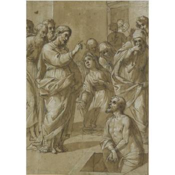 The Raising Of Lazarus by 
																	Avanzino Nucci