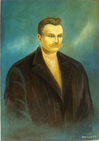 Portrait of Ivan Franko by 
																	Dmytro Zakharchuk
