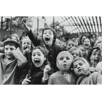 Children At A Puppet Theatre, Paris by 
																	Alfred Eisenstaedt