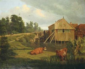 Landschaft mit Muhle by 
																	Georg Wilhelm Issel