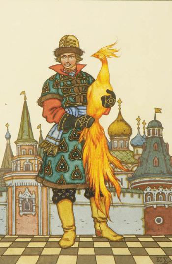 The prince and the firebird by 
																	Boris Vasilevich Zvorykin