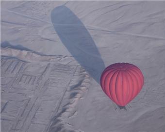Red Balloon Over Sahara by 
																	Pablo Santibanez Servat