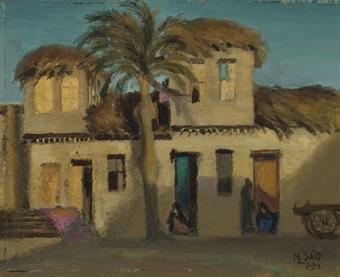 Vue d'une maison, Talkna, Egypte by 
																	Mahmud Said