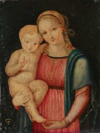 Madonna mit Kind by 
																	Theodor Falckeisen