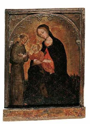 Madonna mit Kind und Hl. Franzisku by 
																	Ottaviano Nelli