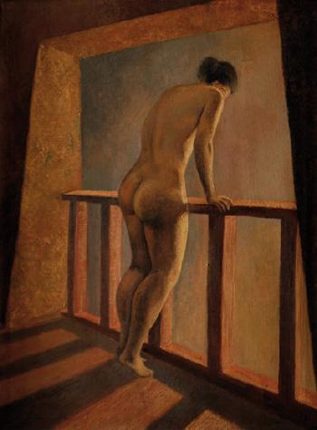 Desnudo en el balcón by 
																	Emilio Rosenblueth