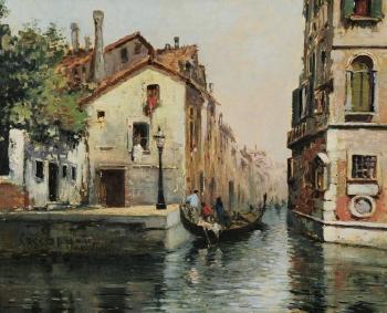 Canal a Venise by 
																	Ettore Cacciapuoti