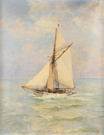 Marine by 
																	Augustin Marcotte de Quivieres
