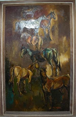 Six horses by 
																	Don Ruffin