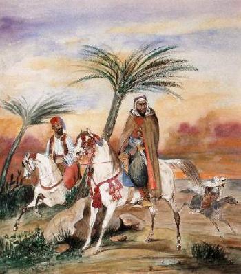 Cavaliers Arabes by 
																	Germaine Dupac