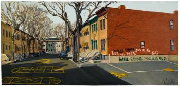 Untitled (Newark street scene) by 
																	William Waithe