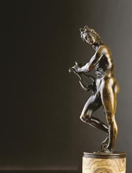 Statue En Bronze Representant Orphee by 
																	Girolamo Campagna