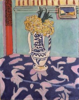 Les coucous, tapis bleu et rose by 
																	Henri Matisse
