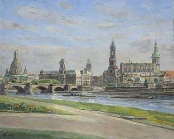 Blick auf Dresden by 
																	Walter Friederici