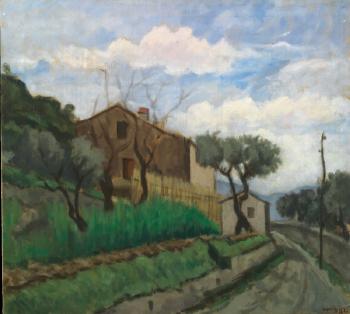 Paesaggio toscano by 
																	Alberto Caligiani