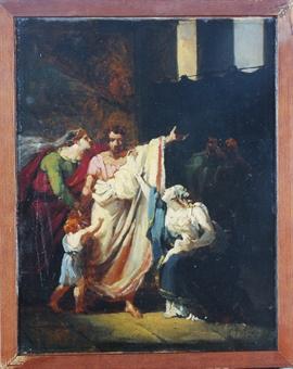 Scene from the Life of Coriolanus by 
																	Charles Philippe Auguste de Lariviere