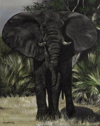 Grosser Elefant by 
																	 Karyanto
