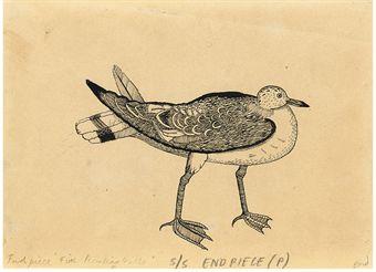 A Peculiar Gull by 
																	Lucian Freud