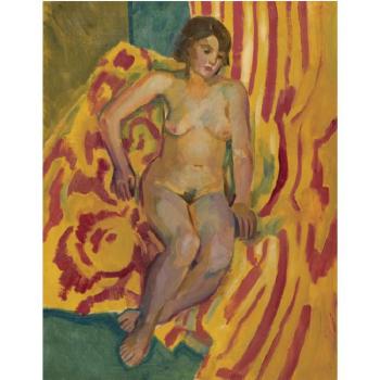 Seated Nude by 
																	Nikolai Andreevich Tyrsa
