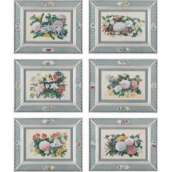 A Set Of Seven Framed Chinese Export Pith-Paper Paintings by 
																	 Sunqua