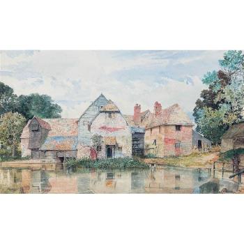 Cleve Mill near Goring on Thames by 
																	George Nattress