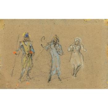 Souvenir of the gaiety by 
																	James Abbott McNeill Whistler