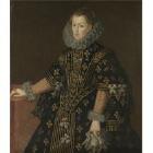 Portrait of Margaret of Austria, Queen of Spain by 
																			Juan Pantoja de la Cruz