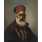 Portrait of a dignitary, possibly Ibrahim Pacha by 
																	Eugene Joseph Verboeckhoven