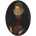 Portrait of a lady by 
																	Cornelis van der Voort