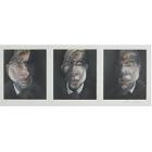 Three Studies For Self-portrait by 
																	Francis Bacon