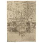 Little drawbridge, Amsterdam by 
																	James Abbott McNeill Whistler