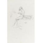 Little nude, model reading by 
																	James Abbott McNeill Whistler