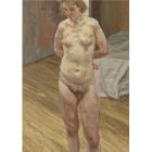 Naked portrait standing by 
																	Lucian Freud