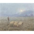 Shepherd and his flock by 
																	Georgios Prokopiou