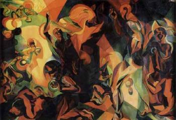 Composition by 
																	Stanton MacDonald Wright