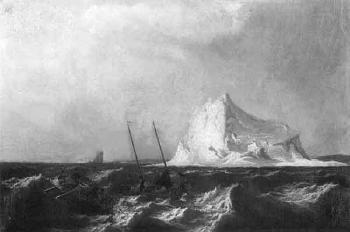 Returning fishermen off Cape St John by 
																	William Bradford