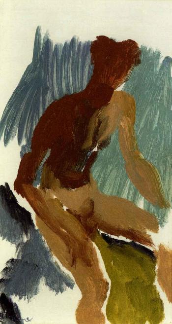 Woodcutter by 
																	Ivon Hitchens