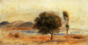 Paysage de Cagnes by 
																	Pierre-Auguste Renoir