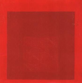 Study for Homage to the Square - Mild Signal by 
																	Josef Albers