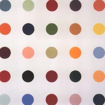 Untitled - spot painting by 
																	Damien Hirst