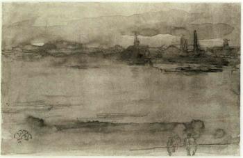 Early morning by 
																	James Abbott McNeill Whistler
