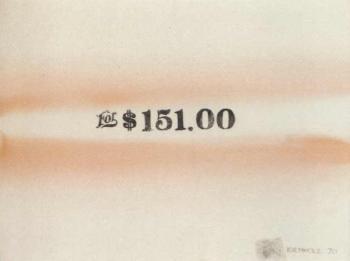 Untitled - for dollar 151.00 by 
																	Edward Kienholz